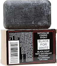Düfte, Parfümerie und Kosmetik 100% Natürliche schwarze Seife - Biomika Black For White