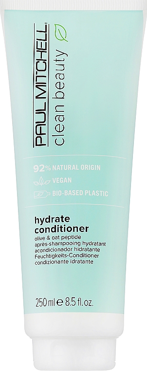 Feuchtigkeitsspendender Conditioner mit Oliven und Haferpeptid - Paul Mitchell Clean Beauty Hydrate Conditioner — Bild N1