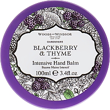 Düfte, Parfümerie und Kosmetik Handbalsam Brombeere & Thymian - Woods of Windsor Blackberry & Thyme Hand Balm