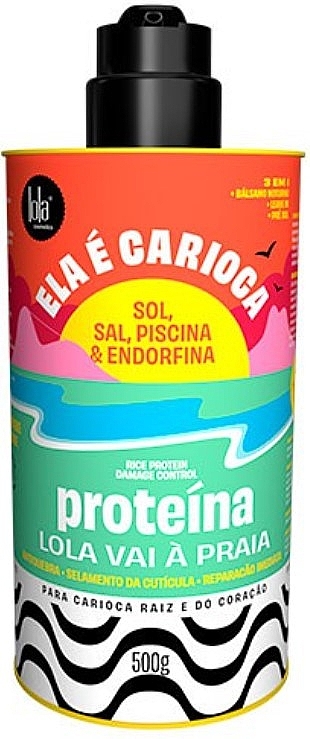 Protein-Reparaturbehandlung für das Haar 3in1 - Lola Cosmetics Ela E Carioca Protein — Bild N1