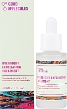 Düfte, Parfümerie und Kosmetik Peeling-Serum für die Nacht - Good Molecules Overnight Exfoliating Treatment 