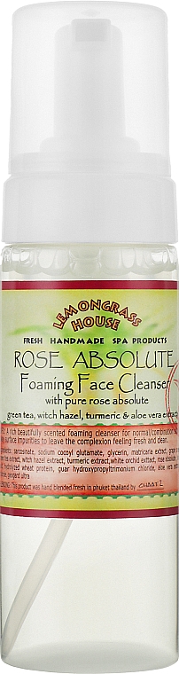 Waschschaum Rose - Lemongrass House Rose Foaming Face Cleanser — Bild N1