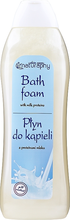 Badeschaum mit Milchproteinen - Naturaphy Bath Foam With Milk Proteins — Bild N1