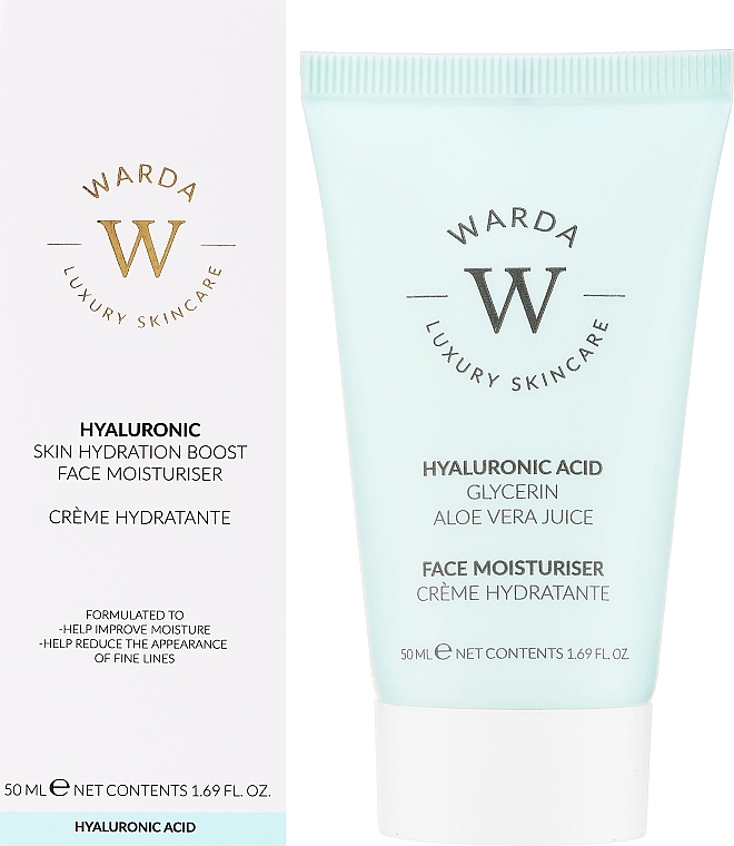 Feuchtigkeitscreme mit Hyaluronsäure - Warda Hyaluronic Acid Face Moisturiser  — Bild N1