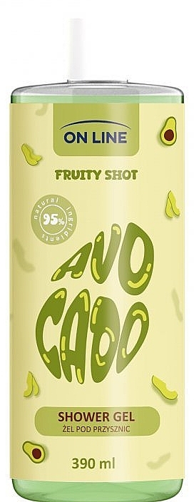 Duschgel Avocado - On Line Fruity Shot Shower Gel — Bild N1