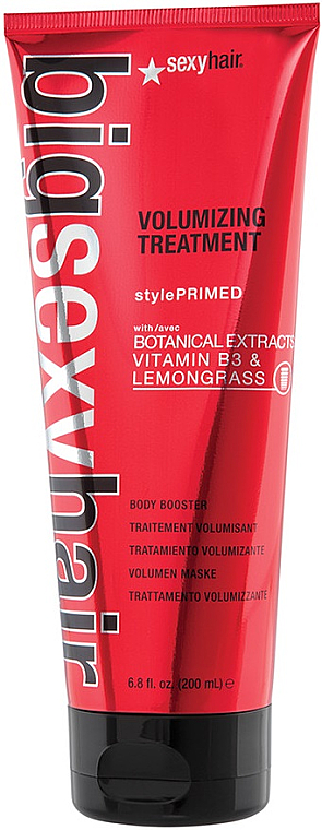 Volumen-Haarmaske mit Vitamin B3 und Zitronengrass - Big Sexy Hair Volumizing Treatment — Bild N4