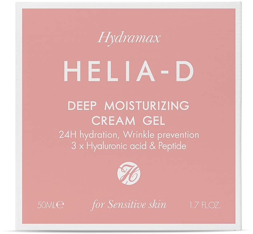 Tief feuchtigkeitsspendendes Creme-Gel für empfindliche Haut - Helia-D Hydramax Deep Moisturizing Cream Gel For Sensitive Skin — Bild N2