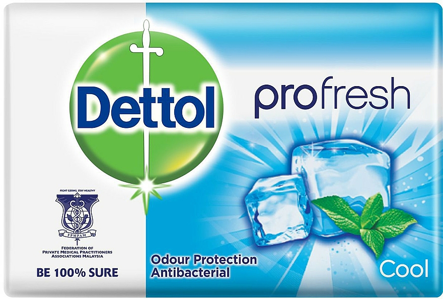 Antibakterielle Seife mit Menthol-Aroma - Dettol Anti-bacterial Cool Bar Soap — Bild N1