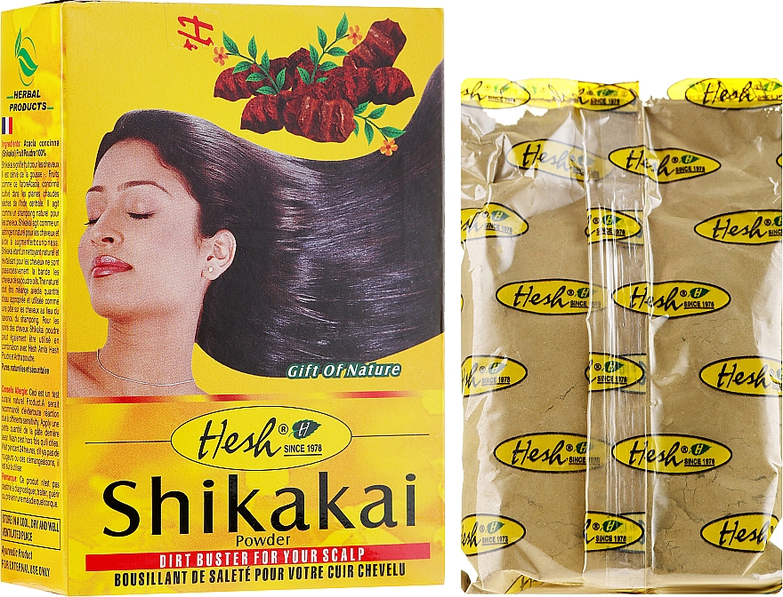 Shikakai-Puder für das Haar - Hesh Shikakai Powder