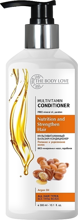 Haarbalsam Multivitamin + Argan Oil - The Body Love Multivitamin Conditioner — Bild N1