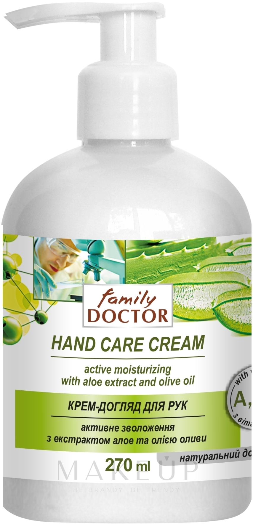 Feuchtigkeitsspendende Handcreme - Family Doctor — Bild 270 ml