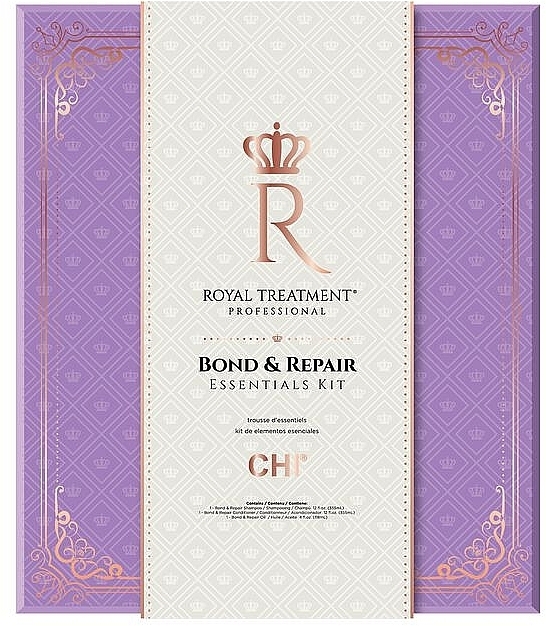 Set - Chi Royal Treatment Bond & Repair Essentials Kit (shm/355ml + cond/355ml + oil/118ml) — Bild N1
