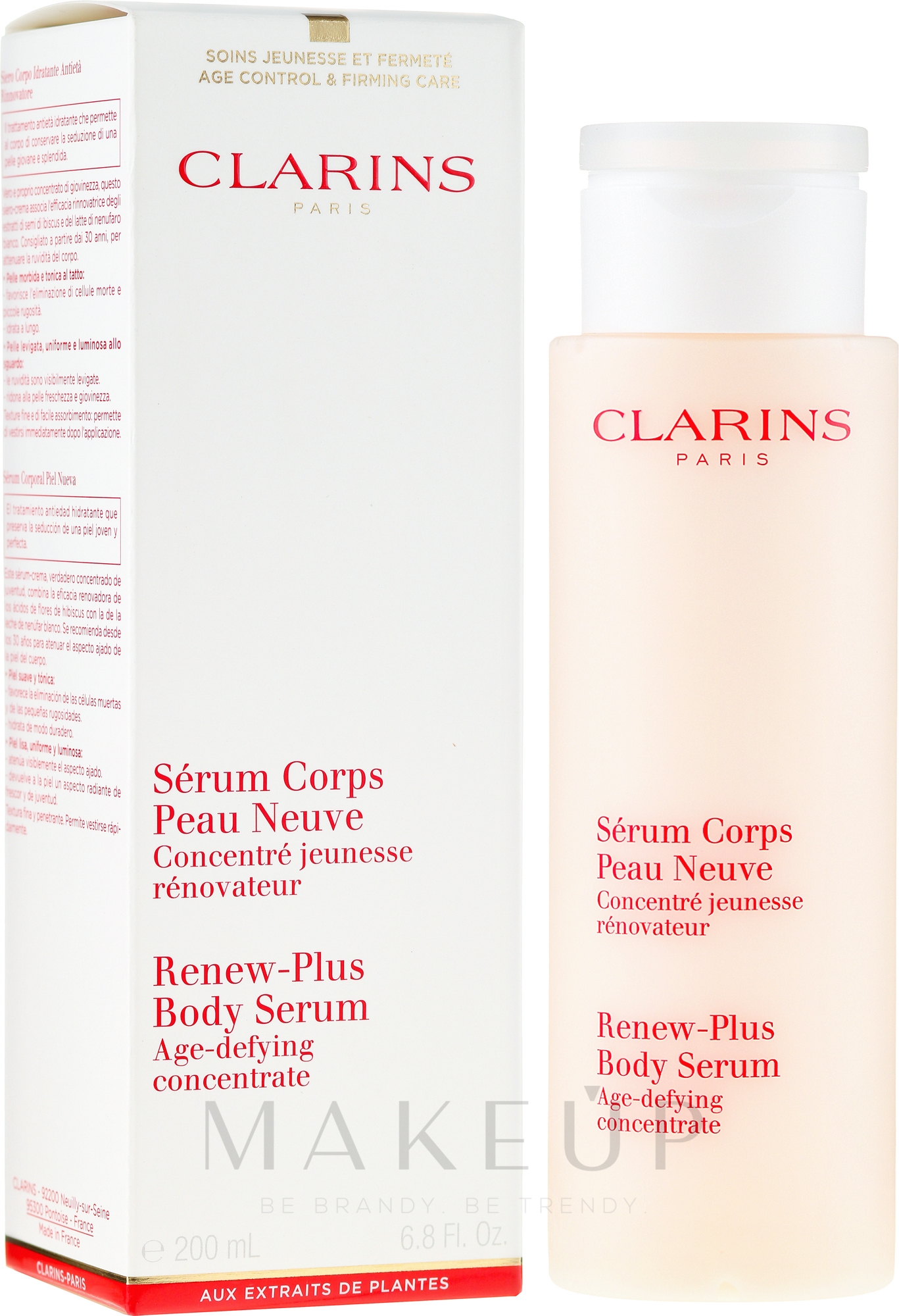 Regenerierendes Körperserum - Clarins Renew-Plus Body Serum — Bild 200 ml