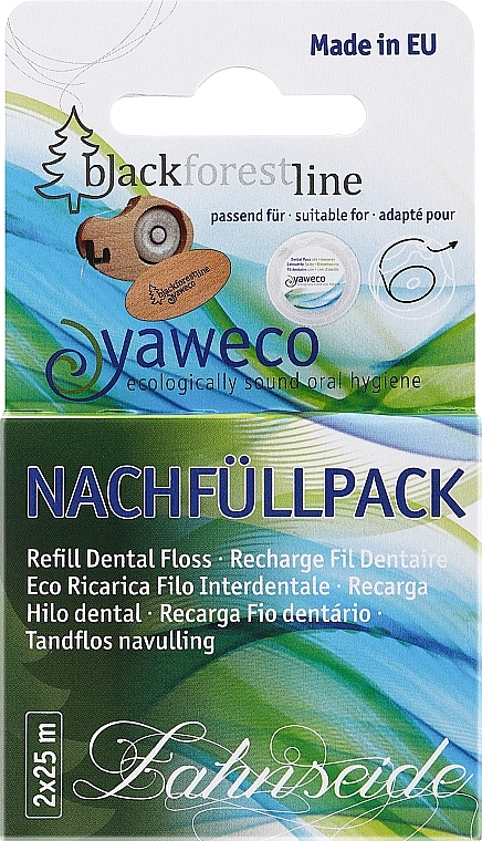 Natürliche Zahnseide 2x25 m - Yaweco — Bild N1