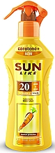 Düfte, Parfümerie und Kosmetik Sonnenschutzmilch-Spray für den Körper mit Vitamin E SPF 20 - Sun Like Body Milk SPF 20