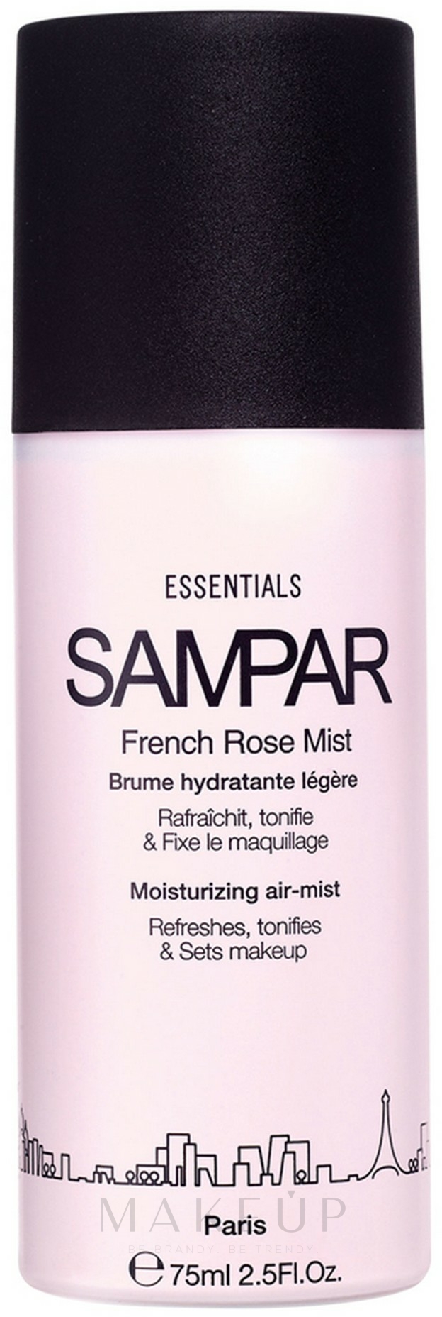 Erfrischender Nebel für Gesicht und Körper - Sampar French Rose Mist — Bild 75 ml