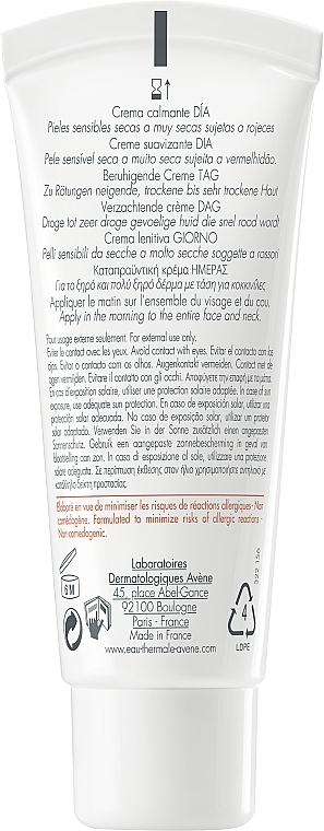 Beruhigende Anti-Rötungen Tagescreme für das Gesicht SPF 30 - Avene Antirougeurs Jour Day Cream Spf 30 — Bild N2