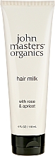 Düfte, Parfümerie und Kosmetik Anti-Spliss Haarmilch Aprikose und Rosen - John Masters Organics Hair Milk Rose & Apricot