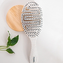 Biologisch abbaubare Haarbürste - Mohani Biodegradable Hair Brush — Bild N3