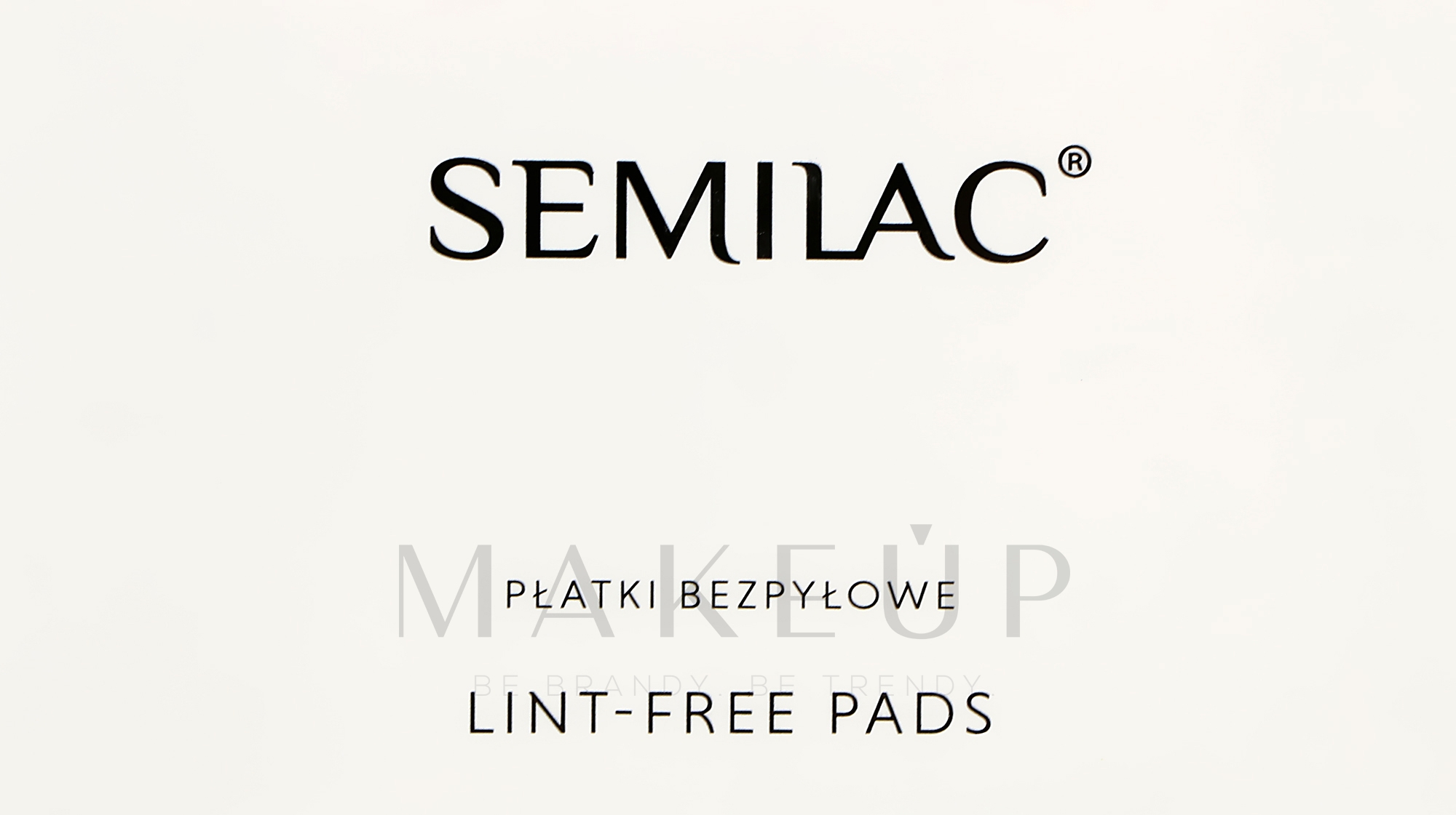 Flusenfreie Tücher für Nägel - Semilac Lint Free Cleaning Nail Pads — Bild 200 St.