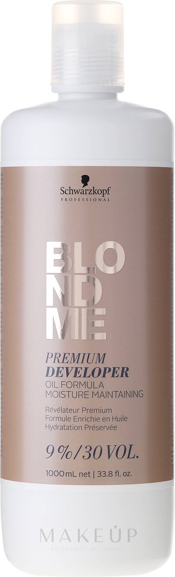 Creme-Oxidationsmittel 9% für blondes Haar - Schwarzkopf Professional Blondme Premium Developer 9% — Bild 1000 ml