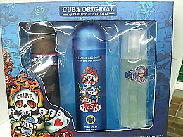 Cuba Wild Heart - Duftset (Eau de Parfum/100ml + Deodorant/200ml + After Shave Gel/100ml) — Bild N1