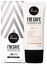 Düfte, Parfümerie und Kosmetik Sonnenschutzcreme für empfindliche Haut SPF 35 - Suntique I`m Safe For Sensitive Skin Sun Block
