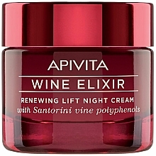 Straffende Nachtcreme mit Santorin-Wein und Polyphenolen - Apivita Wine Elixir Cream — Bild N1