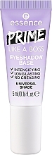 Düfte, Parfümerie und Kosmetik Lidschatten-Basis - Essence Prime Like A Boss Eyeshadow Base
