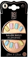 Düfte, Parfümerie und Kosmetik Falsche Nägel - Sosu by SJ Salon Nails In Seconds Short & Sweet