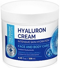 Feuchtigkeitscreme mit Hyaluronsäure für Gesicht und Körper - The Doctor Health & Care Hyaluron Cream  — Bild N1
