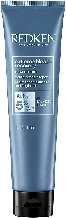 Tiefenwirksame Leave-In Creme für geschädigtes Haar - Redken Extreme Bleach Recovery Cica Cream — Bild N1