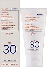 Sonnenschutzcreme für das Gesicht SPF 30 - Korres Yoghurt Sunscreen Face Cream SPF30 — Bild N2