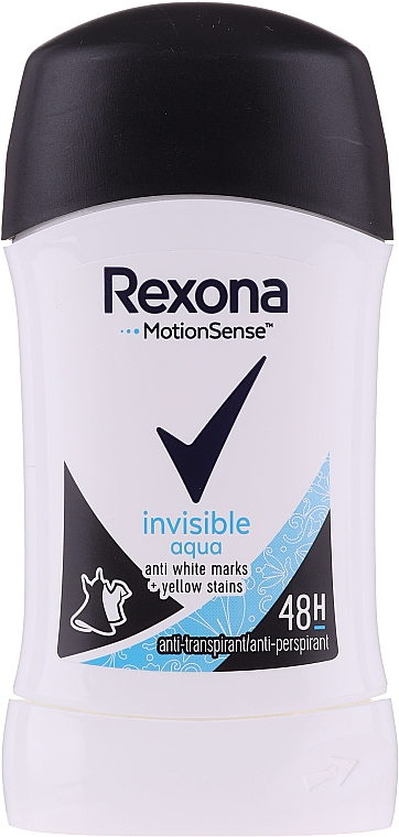 Deostick Antitranspirant - Rexona Antiperspirant Stick Invisible Aqua — Bild N1