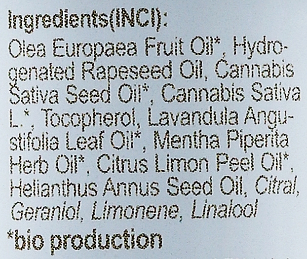 Beruhigender und entzündungshemmender Körperbalsam bei Insektenstichen, Verbrennungen, Juckreiz und Abschürfungen - Cannabios Mint Lemon Lavander Hempbalm — Bild N3