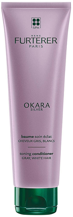 Haarspülung für graues und weißes Haar - Rene Furterer Okara Silver Conditioner — Bild N1