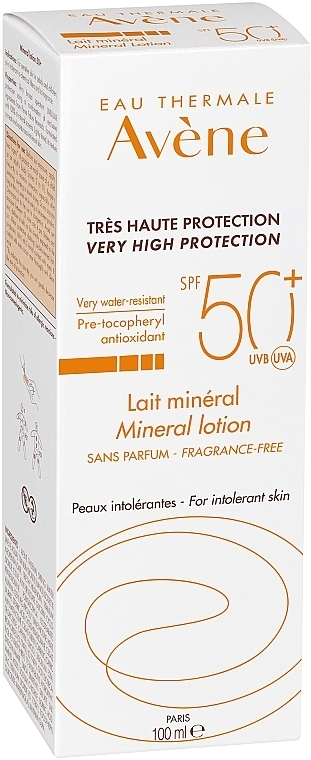 Mineralische Sonnenschutzlotion für den Körper SPF 50+ - Avene Sun Care SPF 50+ Mineral Lotion — Bild N3