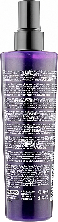 Regenerierendes Haarspray mit Silber - Osmo Super Silver Violet Miracle Treatment — Bild N3