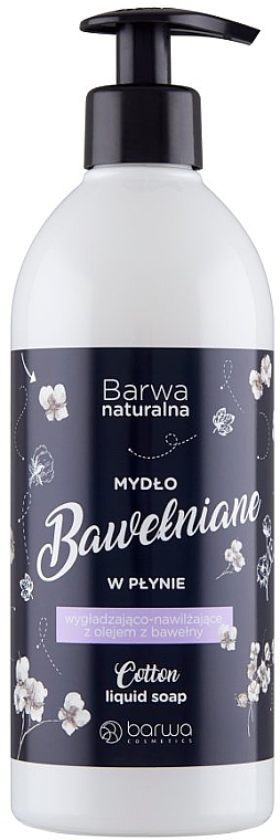 Flüssigseife Baumwolle - Barwa Natural Cotton Liquid Soap — Bild N1
