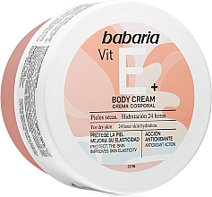 Düfte, Parfümerie und Kosmetik Feuchtigkeitsspendende Körpercreme mit Vitamin E für trockene Haut - Babaria Body Cream Vit E+