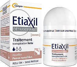 Deo Roll-on für empfindliche Haut - Etiaxil Antiperspirant Confort + Treatment Sensitive Skin Armpits Roll-On — Bild N6