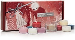 Set - Yankee Candle Christmas Sets Bright Lights (Kerze 10 St. + Kerzenständer 1 St.)  — Bild N2