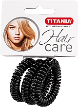 Düfte, Parfümerie und Kosmetik Haargummi Anti Ziep groß schwarz 3 St. - Titania