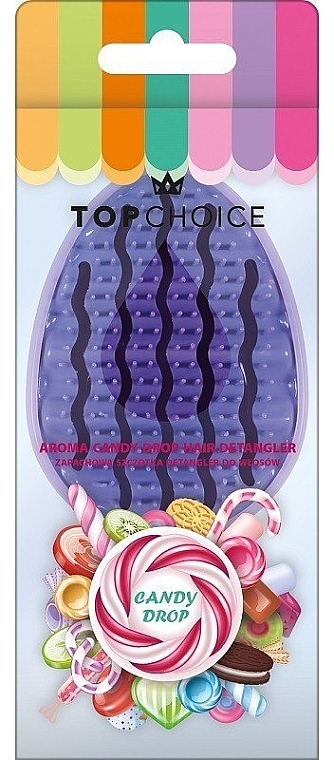 Haarbürste Aroma Candy Drop 64395 violett - Top Choice Hair Detangler — Bild N1