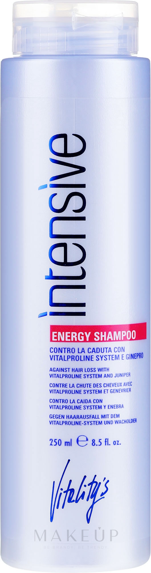 Shampoo gegen Haarausfall mit Keratin - Vitality's Intensive Energy Shampoo — Bild 250 ml