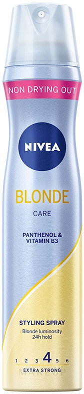 Haarlack "Brilliant Blonde" Extra starker Halt - NIVEA Styling Spray — Bild 250 ml