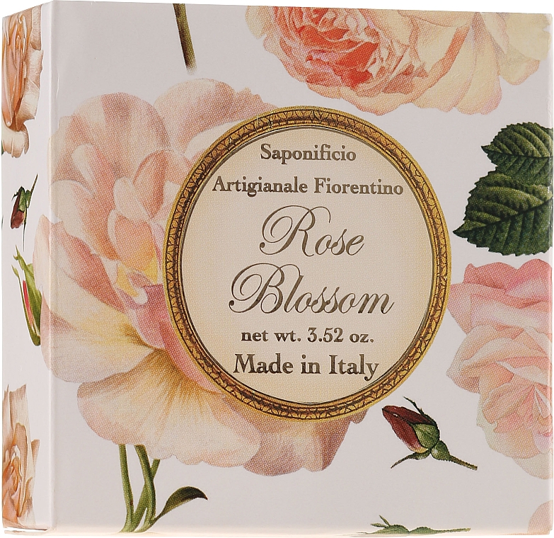 Naturseife Rose - Saponificio Artigianale Fiorentino Rose Blossom Soap — Bild N1