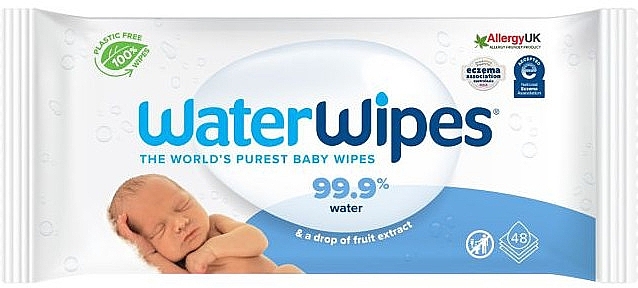 Feuchttücher für Kinder 48 St. - WaterWipes Baby Wipes — Bild N1