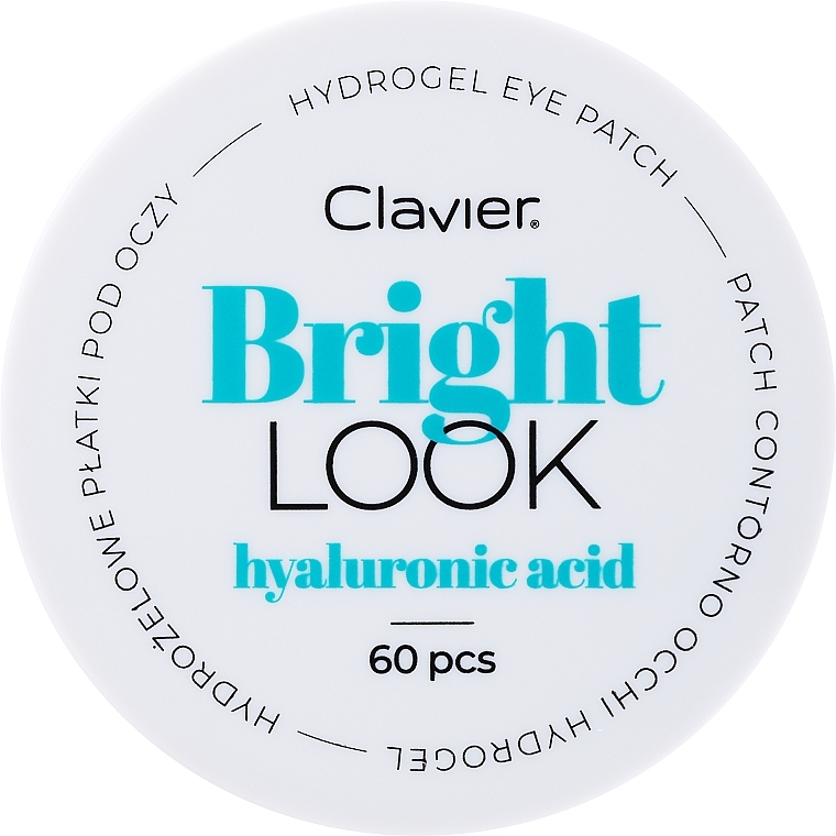 Hydrogel-Augenpatches mit Hyaluronsäure - Clavier Bright Look Hyaluronic Acid Hydrogel Eye Patch — Bild N1