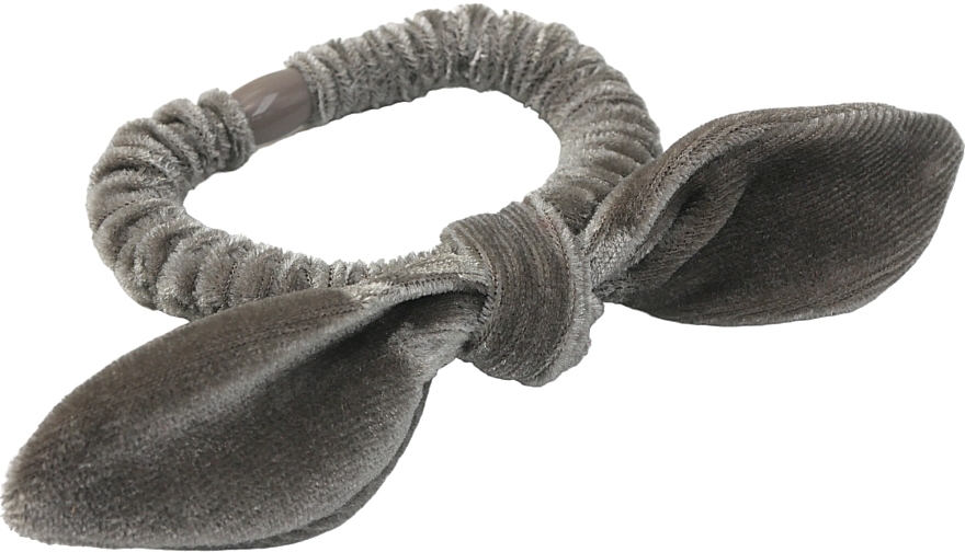 Velours-Haargummi mit Ohren grau - Lolita Accessories — Bild N1